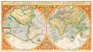 Orbis Terrae Compendiosa Descriptio  or    A Compendious Description of the World of the Earth!