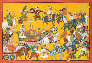 King Dasaratha and His Retinue